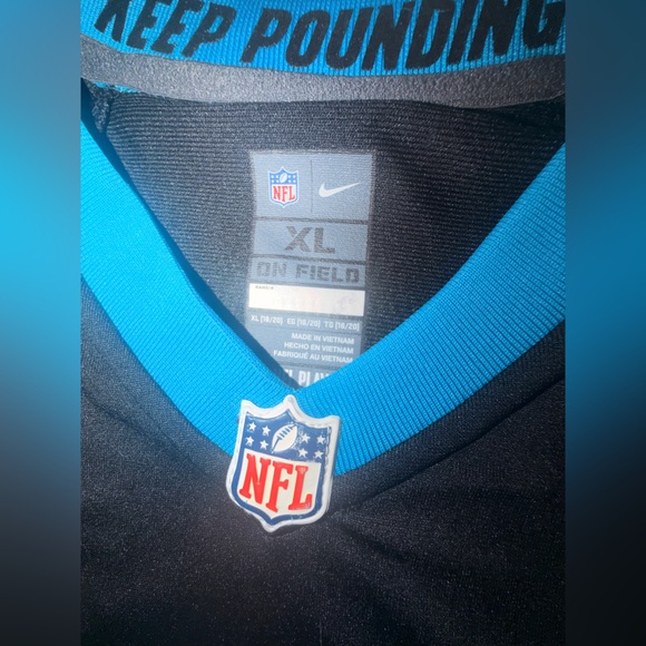 Nike NFL jersey for Christian McCaffrey #22 from the Carolina Panthers - Picture 2 of 3